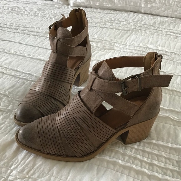 Charlotte Russe Shoes - Charlotte Russe Cut Out Ankle Booties